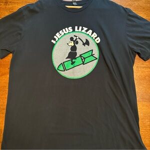 The Jesus Lizard T shirt Men’s XXL 2xl Black Shir - noise rock band